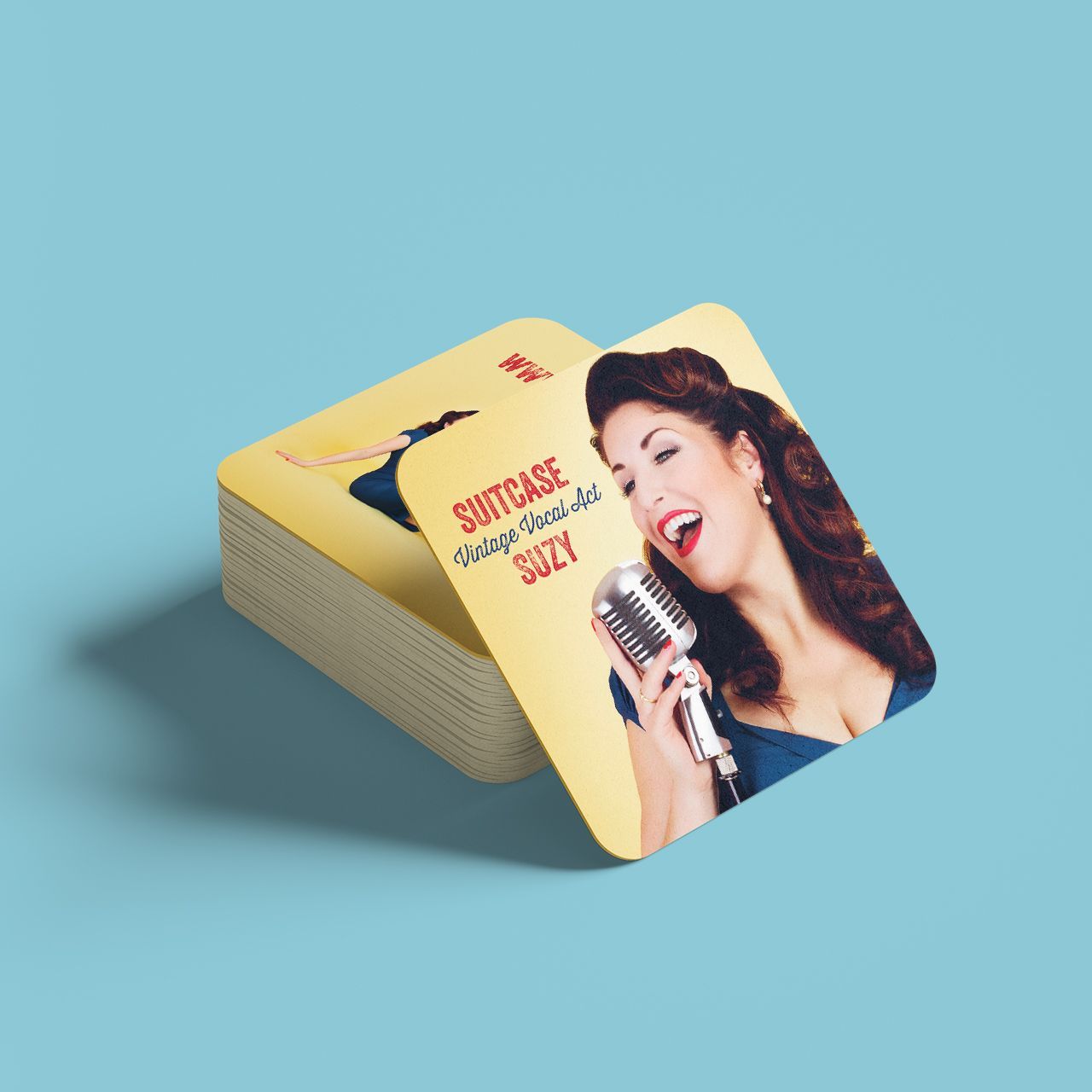 Merchandise voor zangeres Suitcase Suzy. Fotografie: The Sugarcoated Company. Ontwerp: Suzanne Menheere