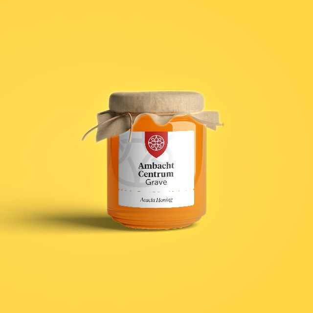 Logo Ambacht Centrum Grave. Grafisch ontwerp: Suzanne Menheere.