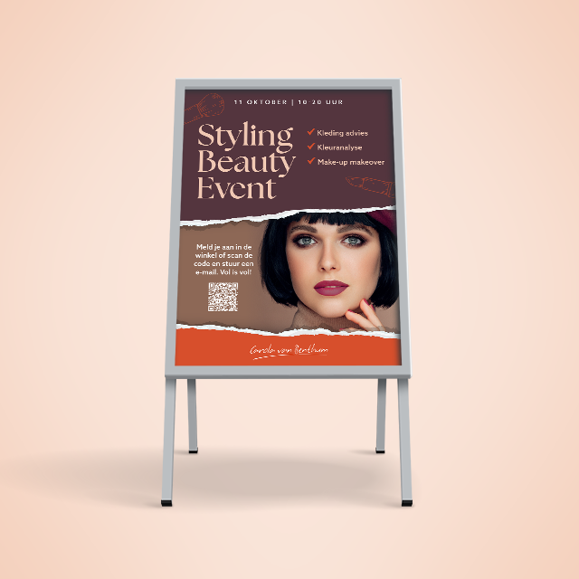 Poster Beauty Event Carola van Benthum.