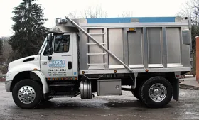 Delivery Dump Truck at Yost Trucking 