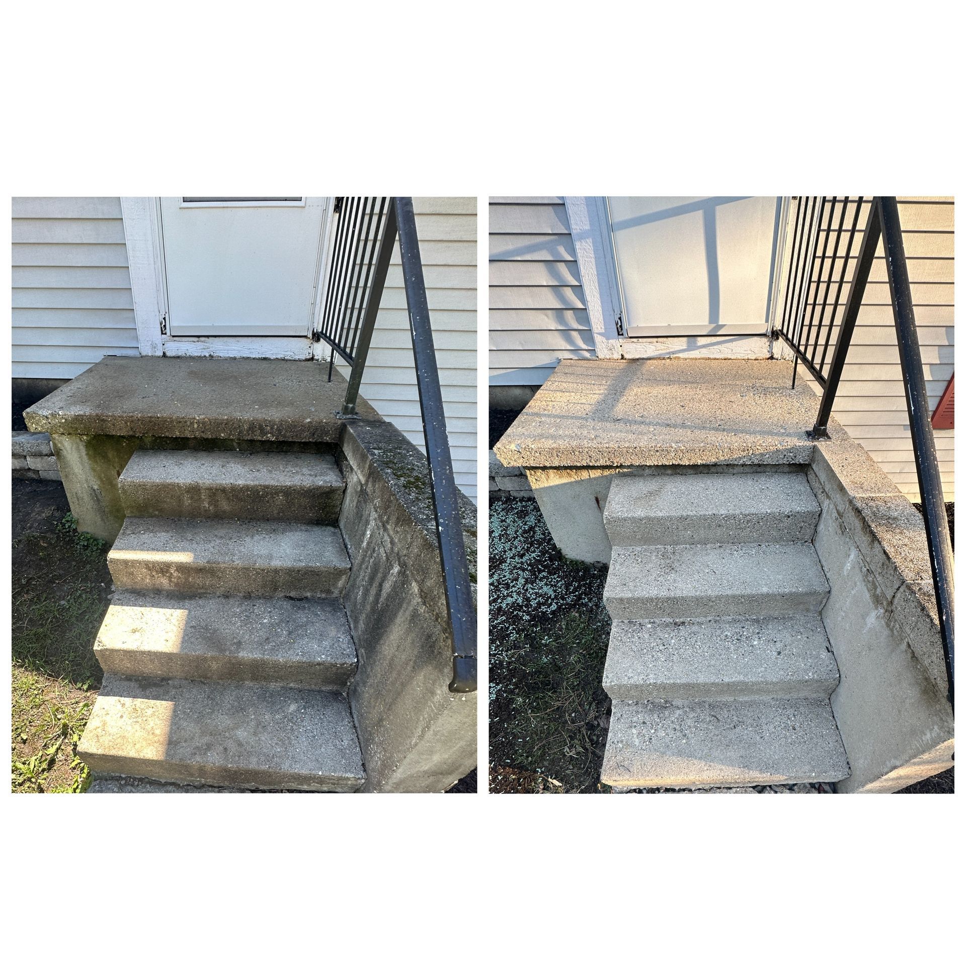 Concrete washing in Greater Lansing, MI.