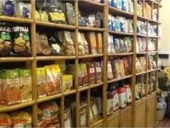 Esposizione prodotti di erboristeria