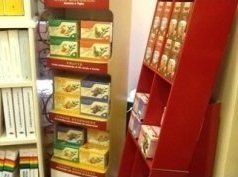 Esposizione prodotti di erboristeria