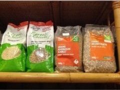 Esposizione prodotti di erboristeria