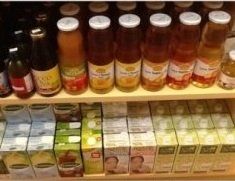 Esposizione prodotti di erboristeria