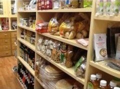 Esposizione prodotti di erboristeria