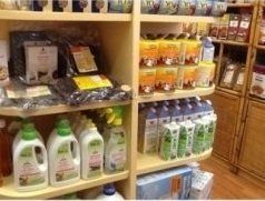 Esposizione prodotti di erboristeria