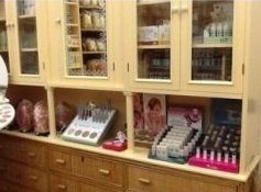 Esposizione prodotti di erboristeria