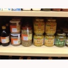 Esposizione prodotti di erboristeria