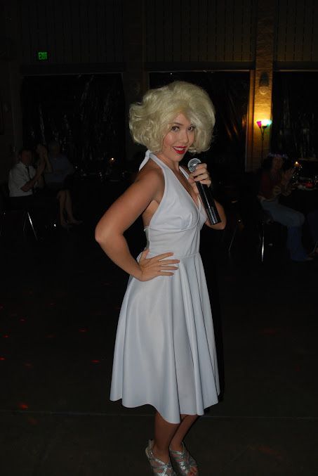 Woman in Costume Singing