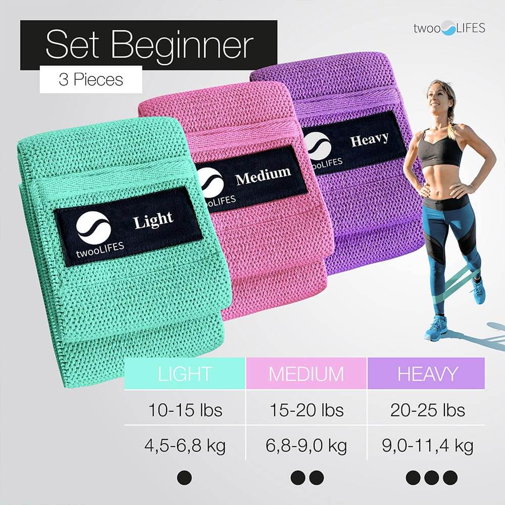 twooLIFES Fitnessbänder Beginner