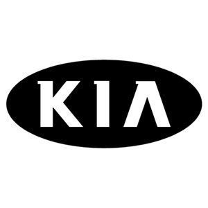 KIA logo: white 