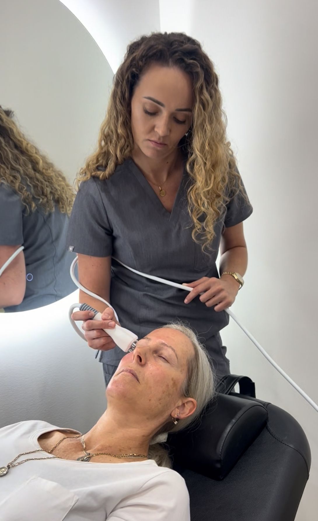 A Before and After Photo of a Woman's Forehead — Nurose Aesthetics in Nundah, QLD