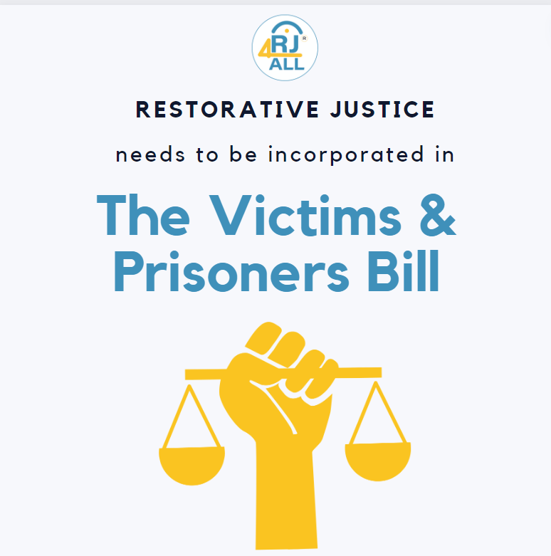 Advocates Call for the Provision of Restorative Justice in the Victims and Prisoners Bill