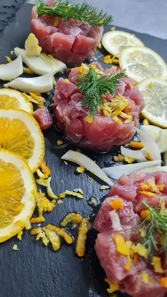 Tartare di pesce crudo a Ladispoli