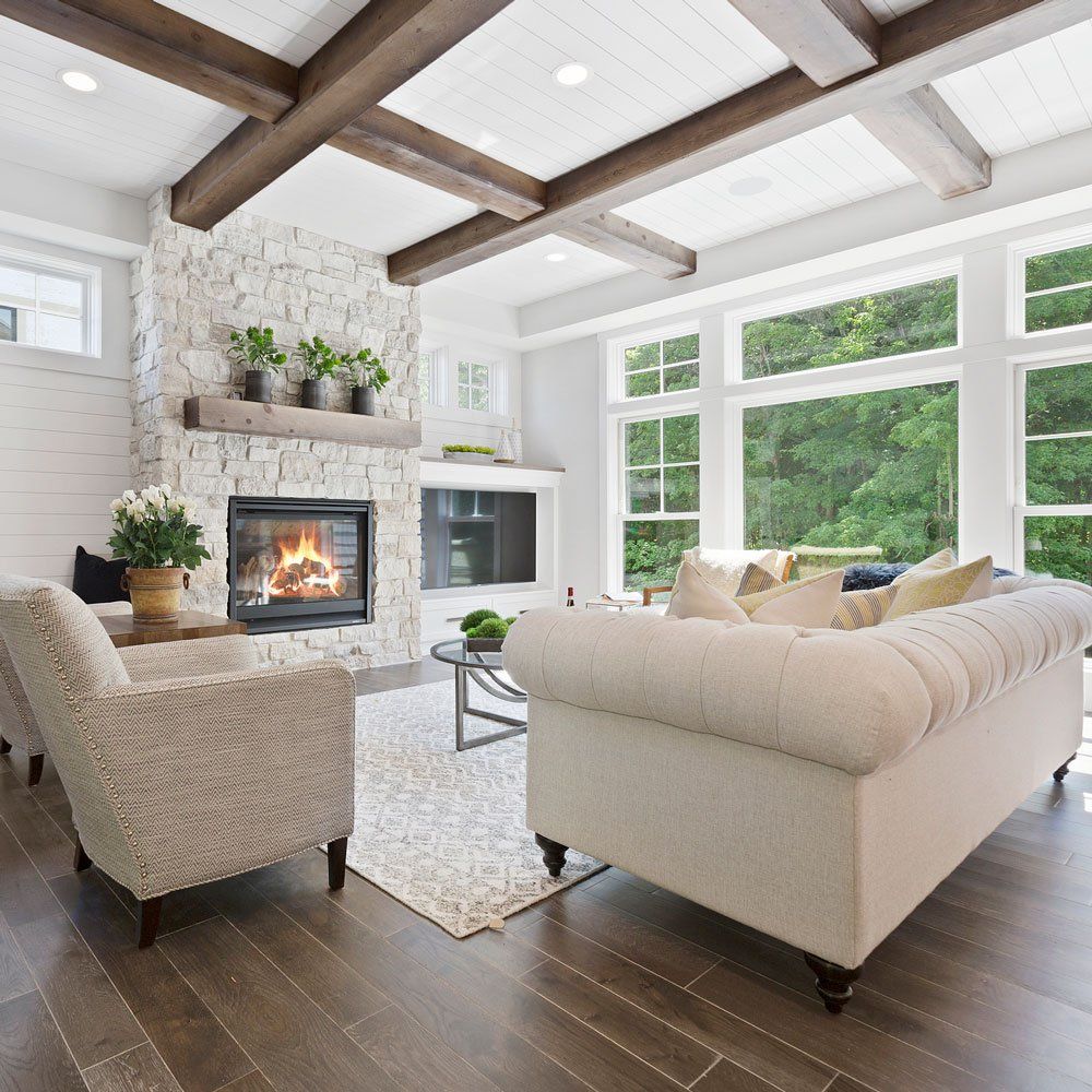 Nice Living Room — Saint Jacob, IL — Hancock Construction