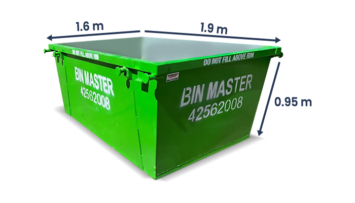 2m skip bin from Bin Master