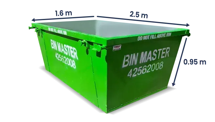 3m skip bin from Bin Master