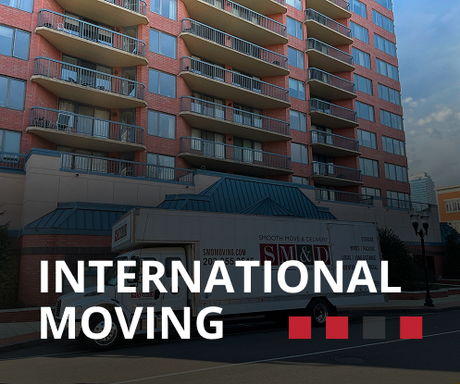 International moving service by professional international moving company at Smooth Move & Delivery