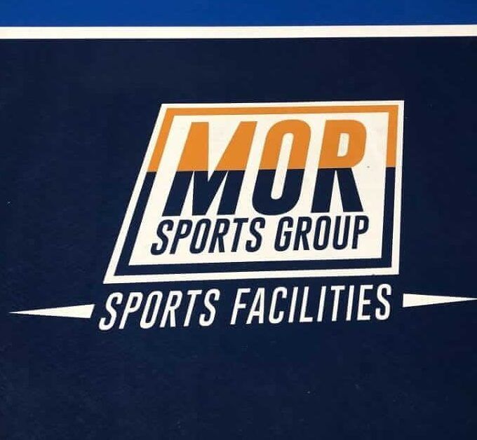 the logo for the mor sports group sports facilities