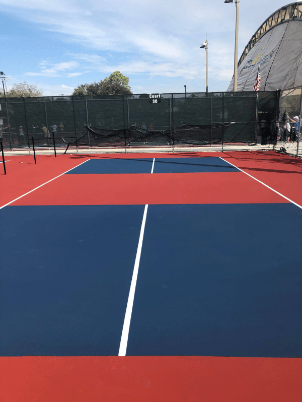 US Open Pickleball Court by Mor Sports Group