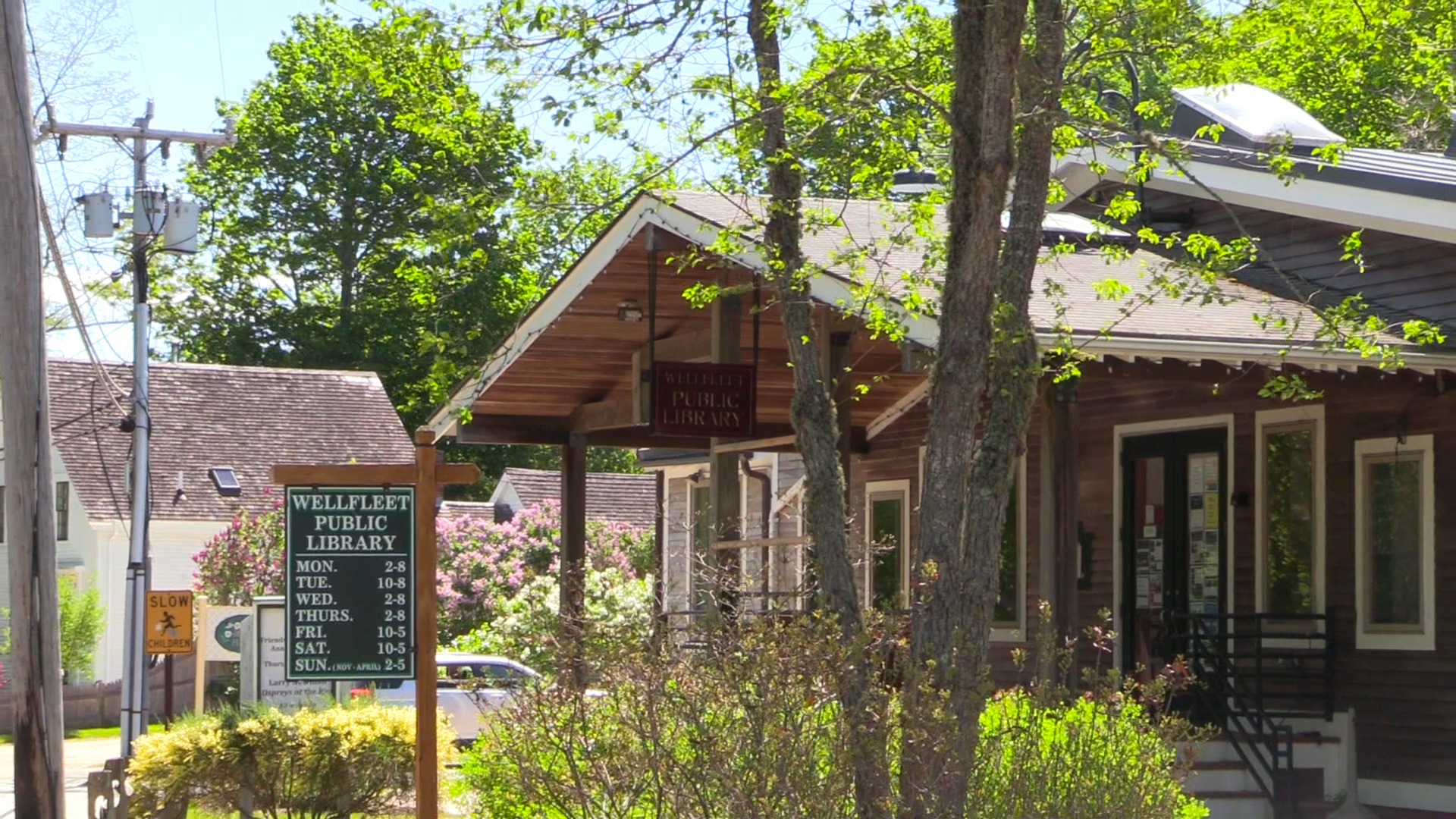 The Wellfleet public library, hosts many Cape Cod family fun events