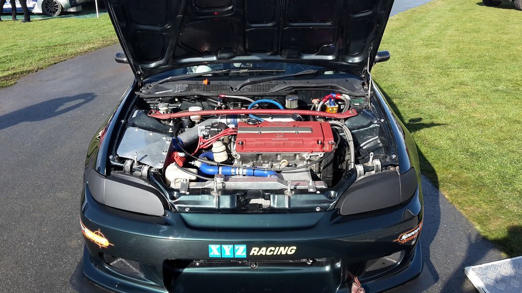 Front view XYZ Racing Honda with an engine built by DCH Autosport.