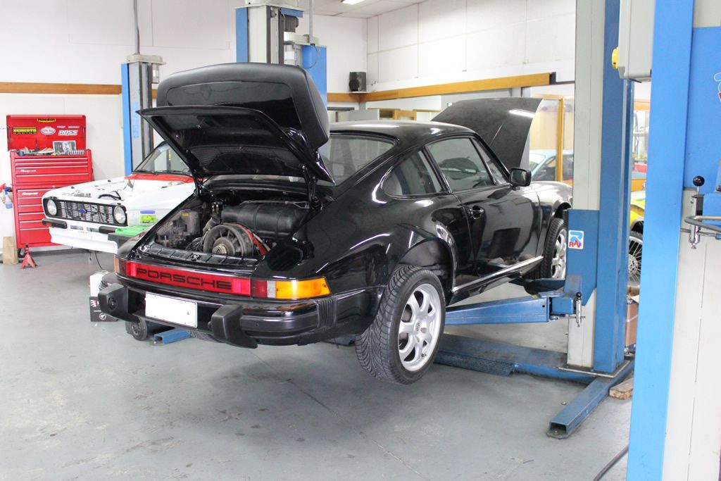 Porsche having some upgrade modifications fitted.