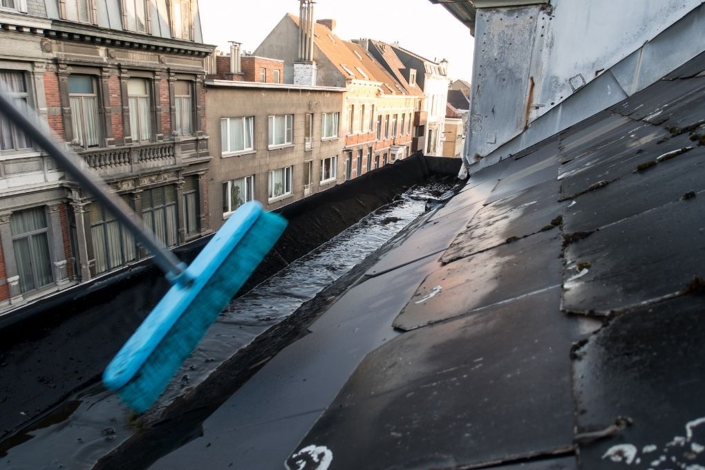 commercial gutter cleaning in Bradford