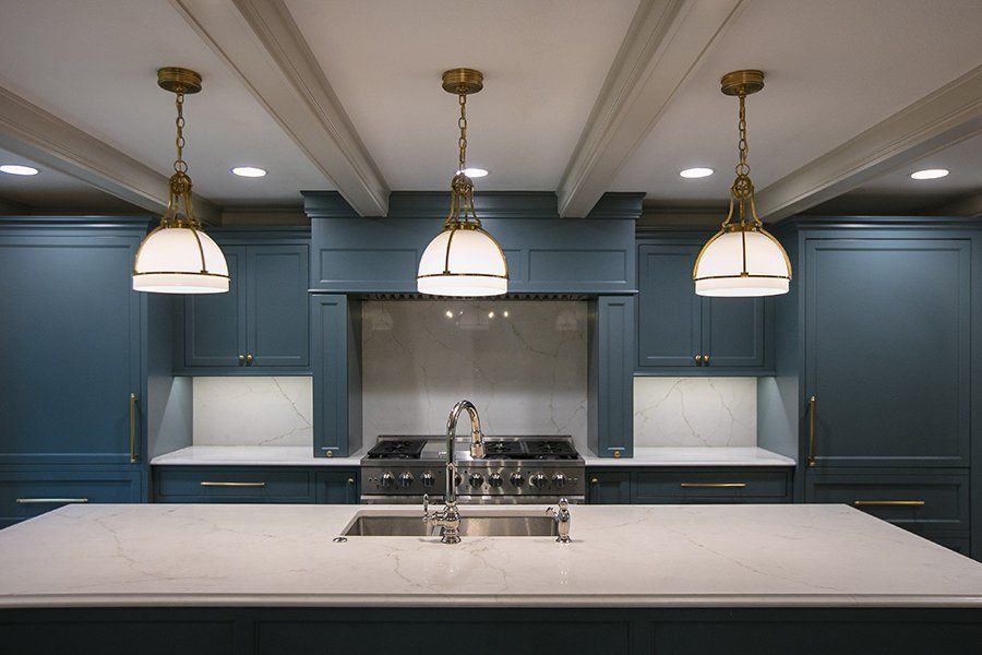 Whether You Want Blue Cabinets or Classic Lighting, Let New Beginnings Handle Your Mid-MO Kitchen.