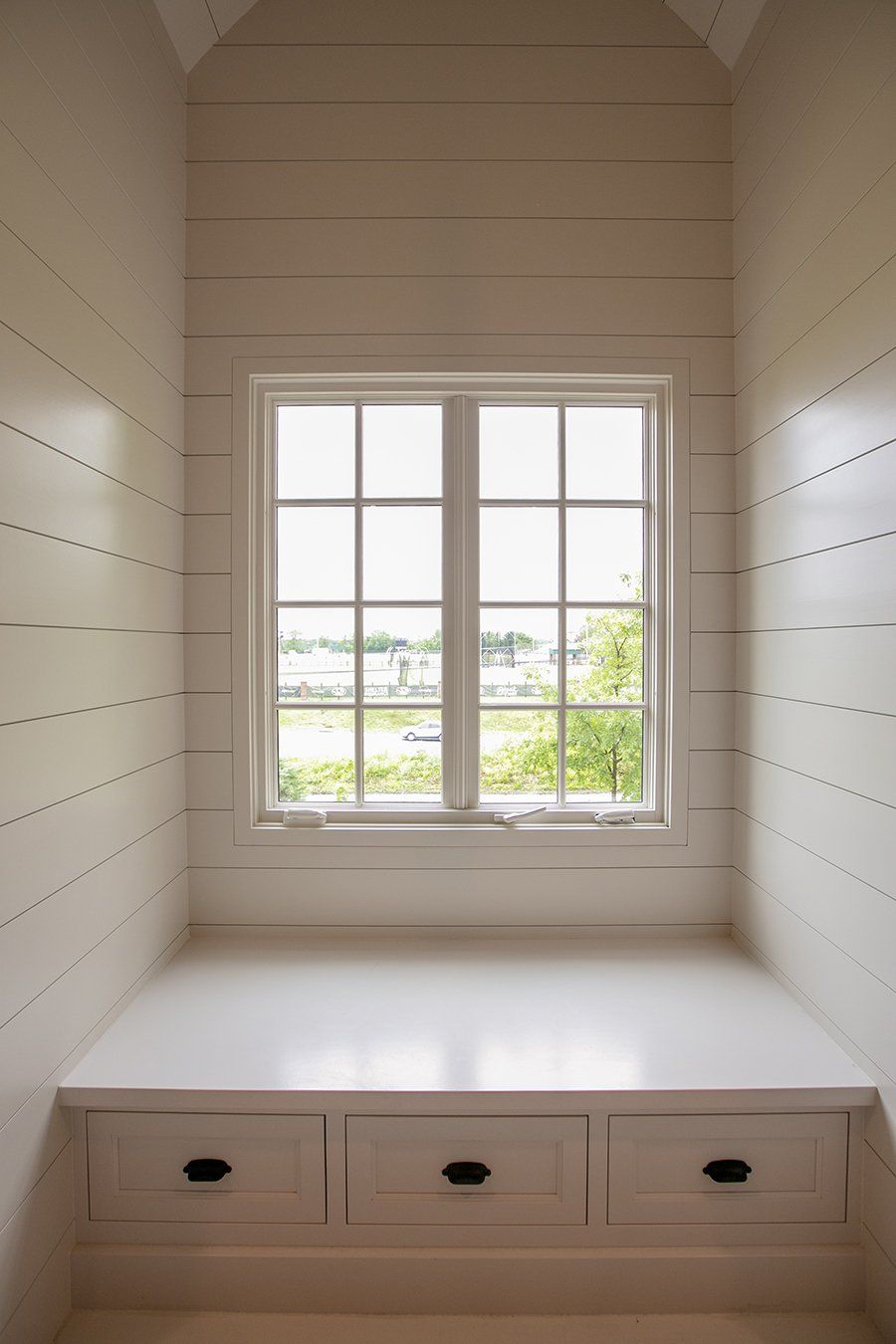 A View Looking Out the Window of a Mid-MO Home By New Beginnings Construction & Remodeling.