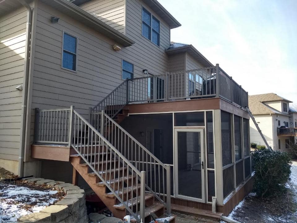 At New Beginnings Construction, we'll repair or build your outdoor steps.