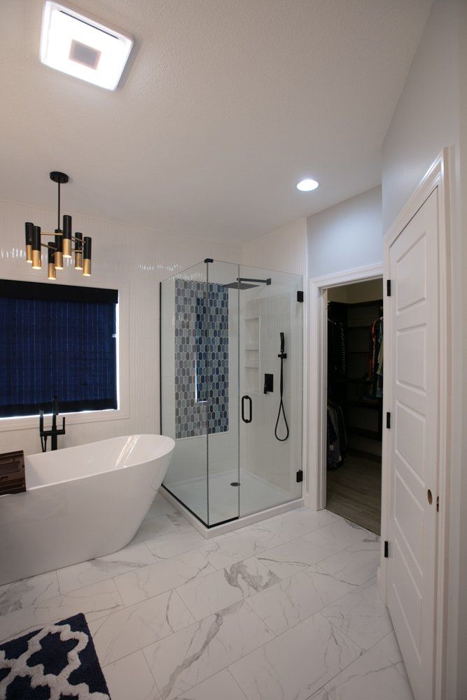 Consider a bathroom remodel with New Beginnings Construction.