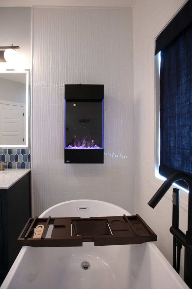 Create A Spa Like bathroom experience with New Beginnings Construction.