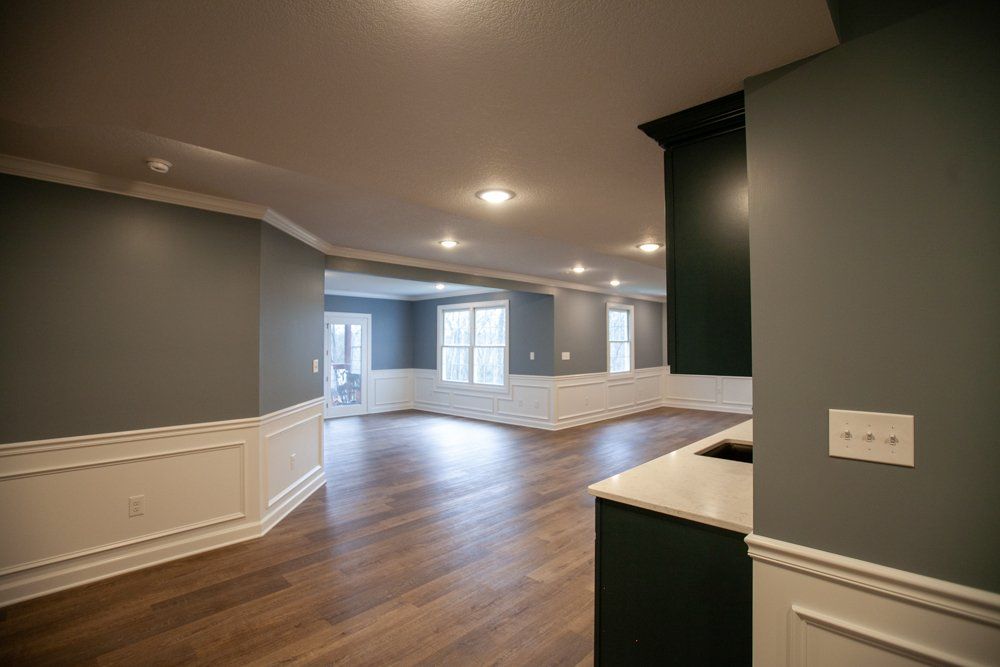 At New Beginnings Construction, we will remodel your dining area.