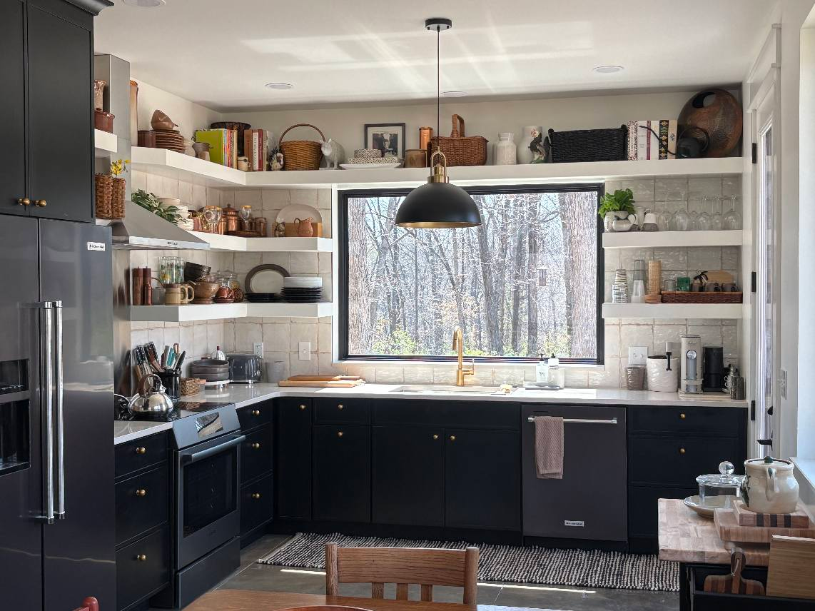 A Beautiful Black & White Kitchen Renovation in Mid-MO From New Beginnings Construction & Remodeling
