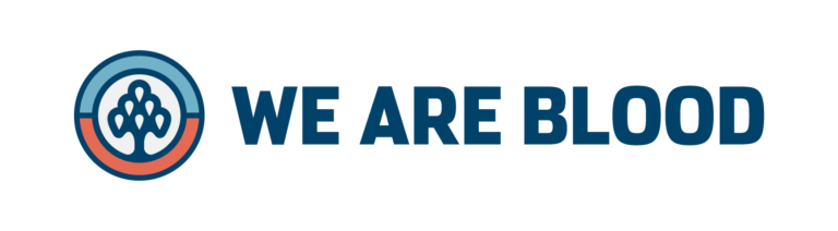 We are blood logo