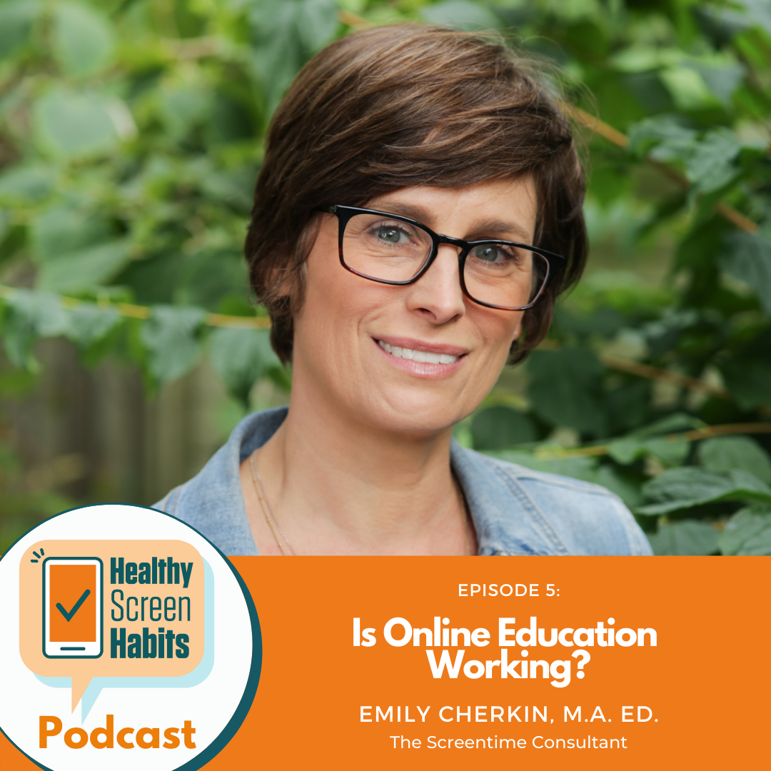 Episode 5: Is Online Education Working?  //  Emily Cherkin from The Screentime Consultant