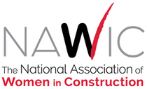 The logo for the national association of women in construction