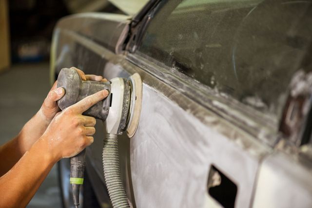 Car scratch repair estimation