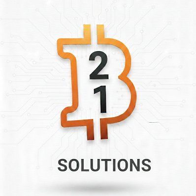 Símbolo naranja de Bitcoin con un