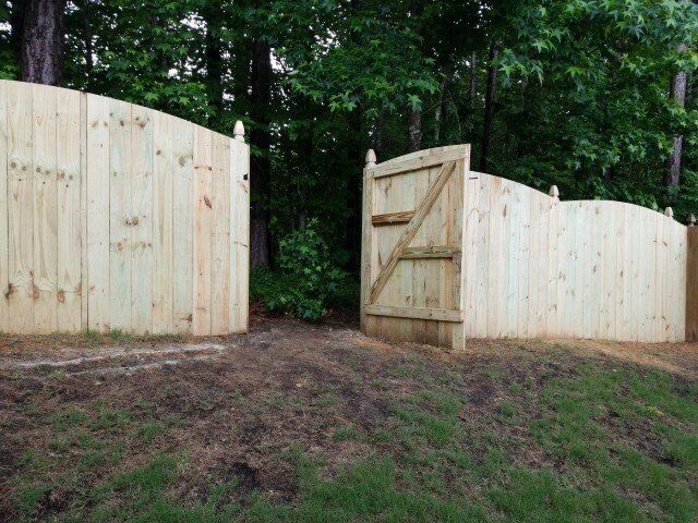 Wood Custom Gate Installation