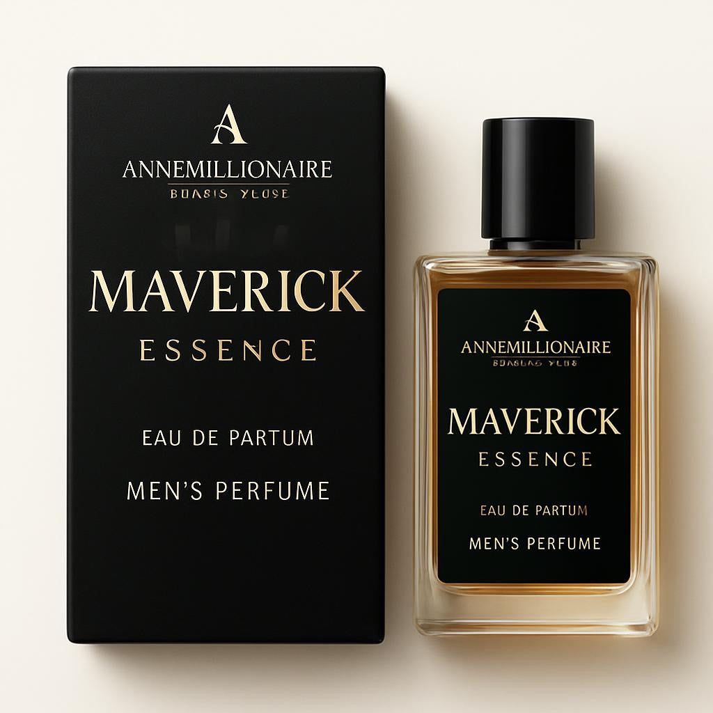 Three black luxury perfume bottles with gold caps on a light marble surface, surrounded by soft decor.