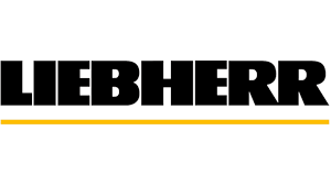The liebherr logo is black and yellow on a white background.