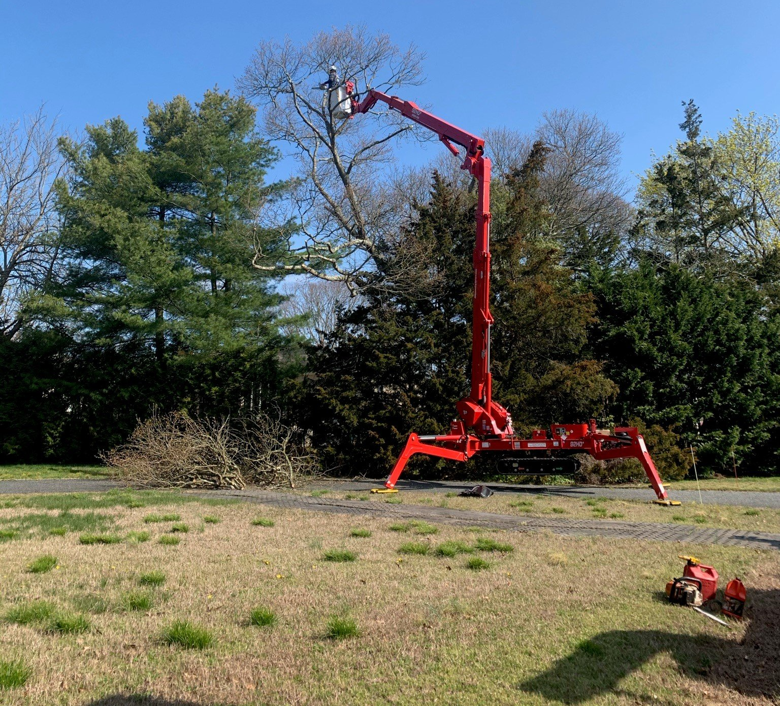 Truck For Cutting Long Tree — Atlantic and Cape May Counties in Southern New Jersey — Tree Works