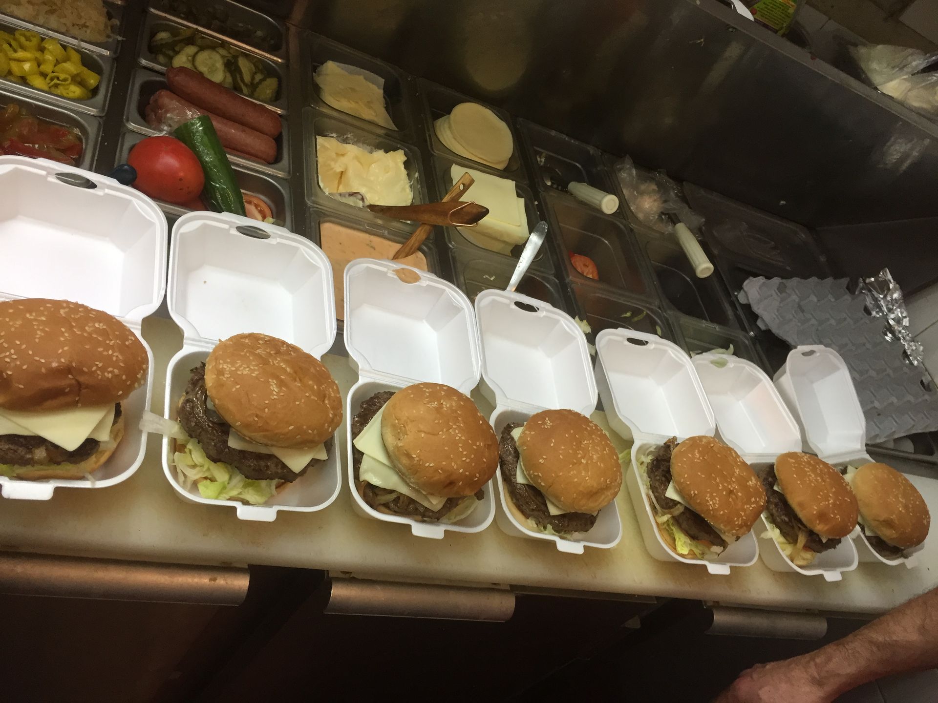 cheeseburger assembly 