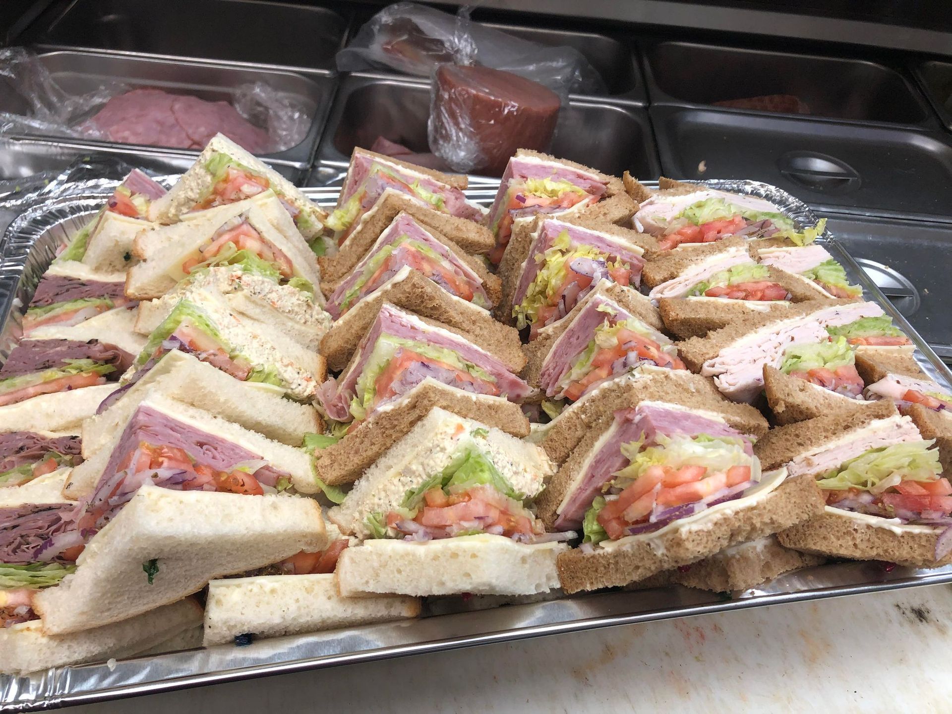 clun sandwiche display