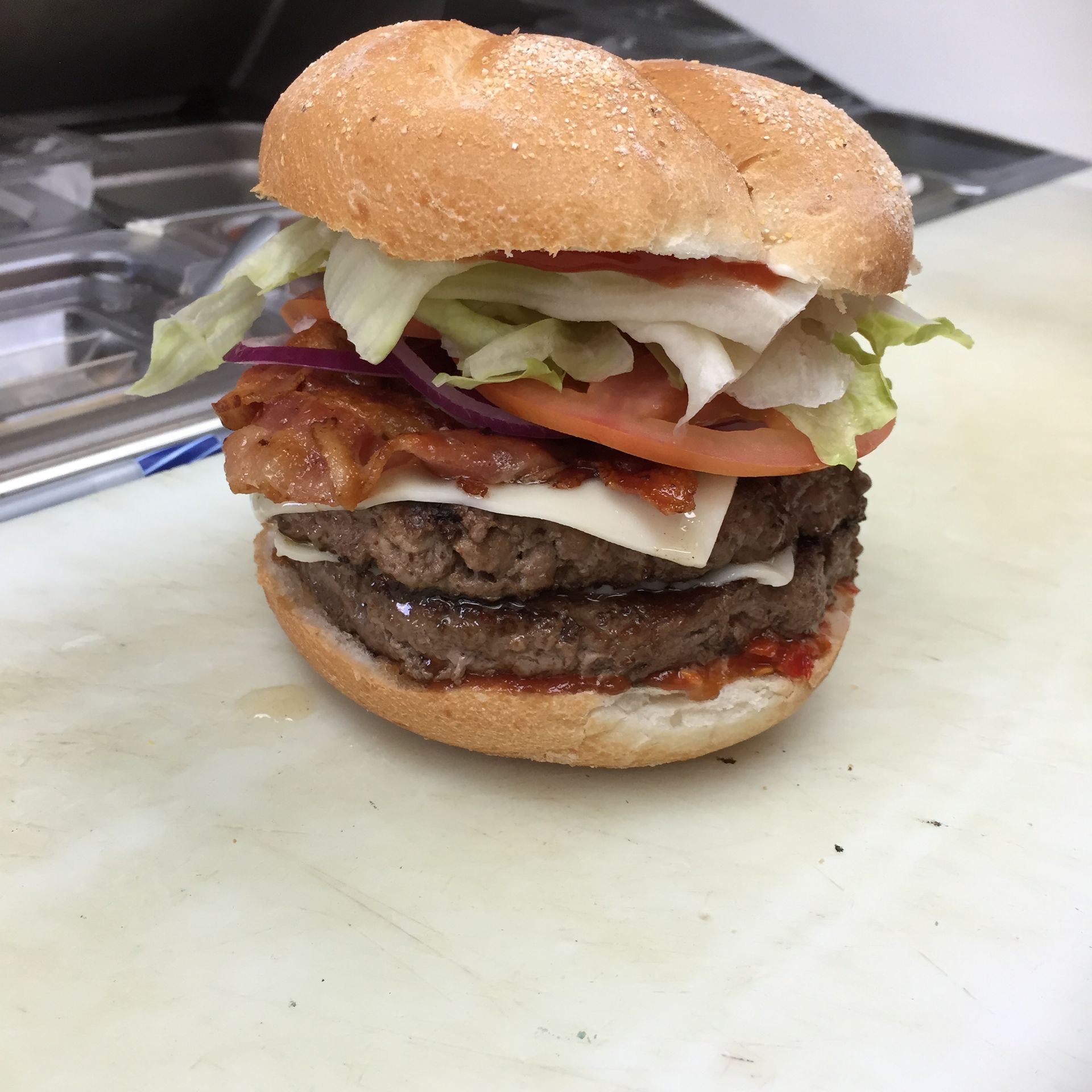 double bacon cheeseburger