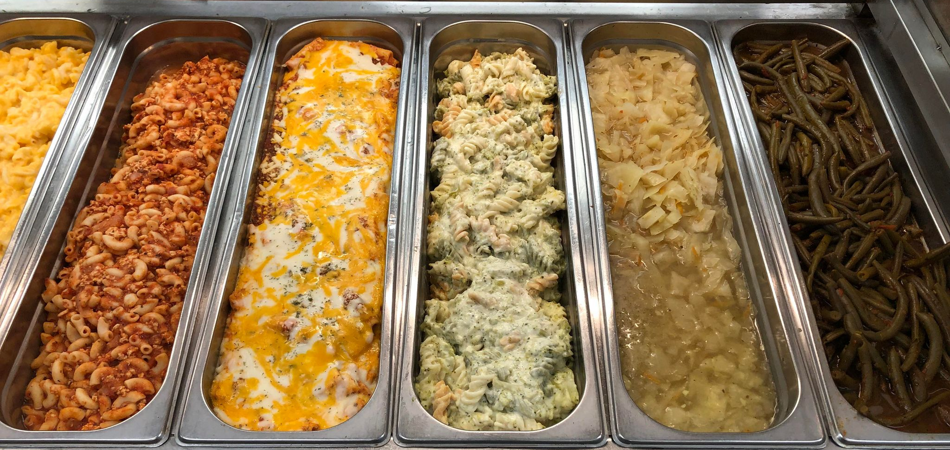 center city side items inside hot display case