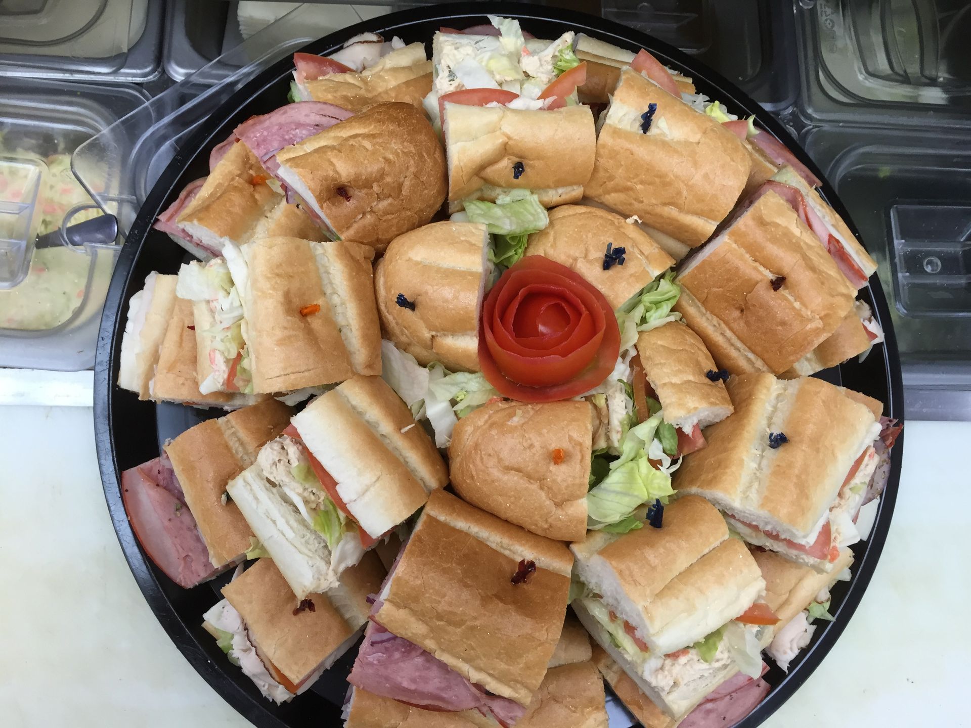 deli sandwich tray